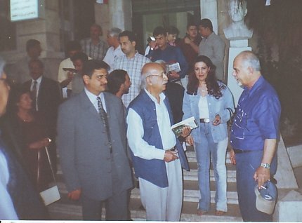 أمسية للشاعر حضرها الشاعر الكبير النواب